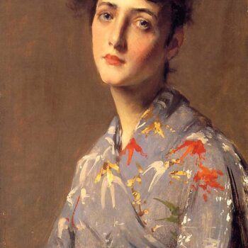 Girl in a Japanese Kimono, 1890
