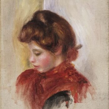 Girl in a Red Scarf, 1884