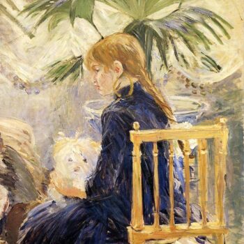 Girl with Dog - 1886