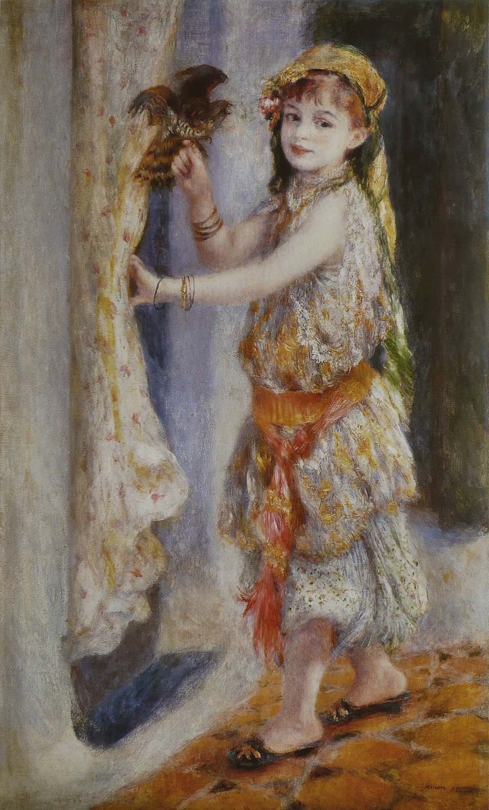Girl with Falcon, 1880