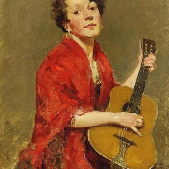 Girl with Guitar, 1886