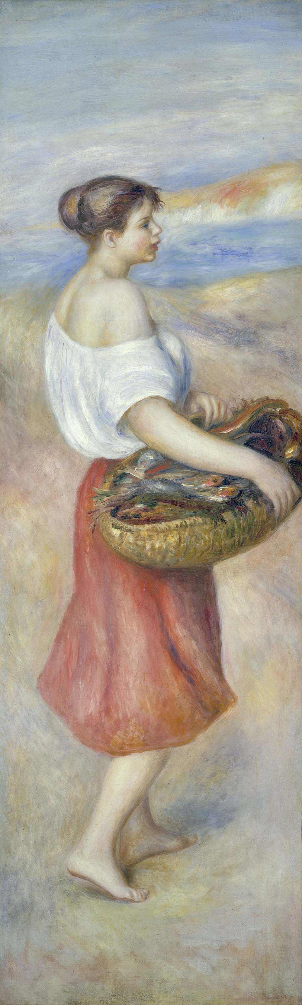 Girl with a Basket of Fish, 1889