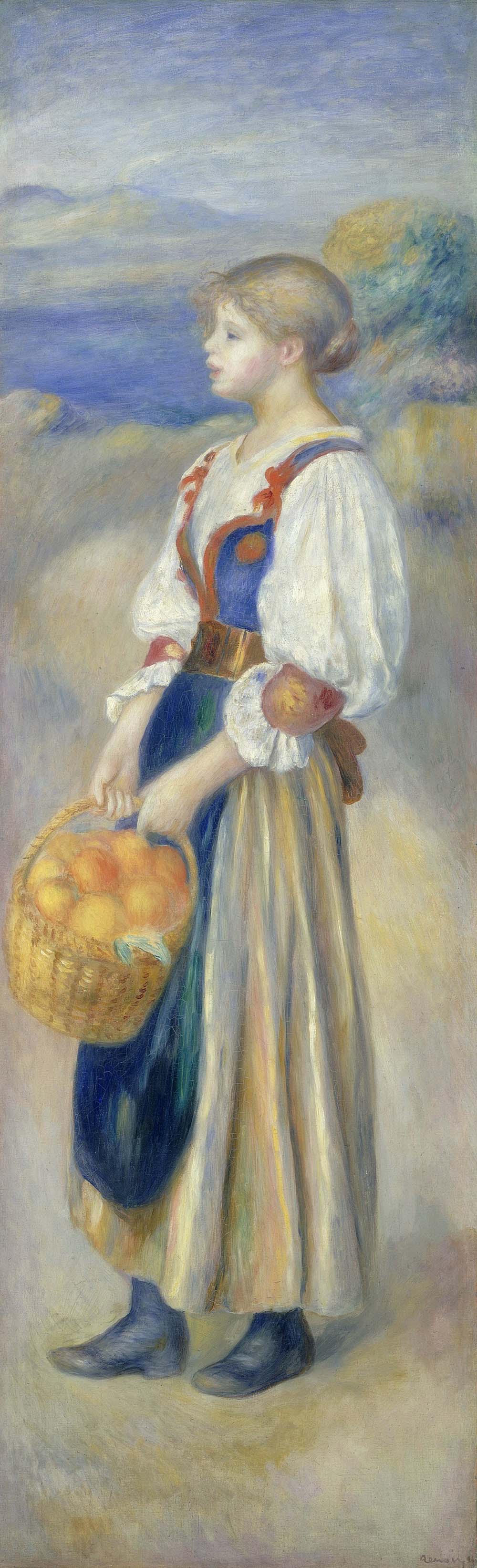 Girl with a Basket of Oranges, 1889