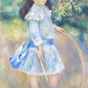 Girl with a Hoop, 1885
