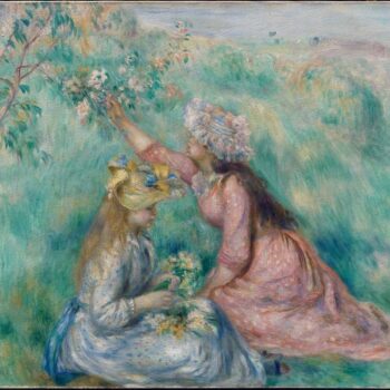 Girls Picking Flowers in a Meadow, 1890