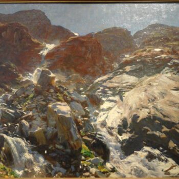 Glacier Streams - The Simplon, John Singer Sargent, c. 1910