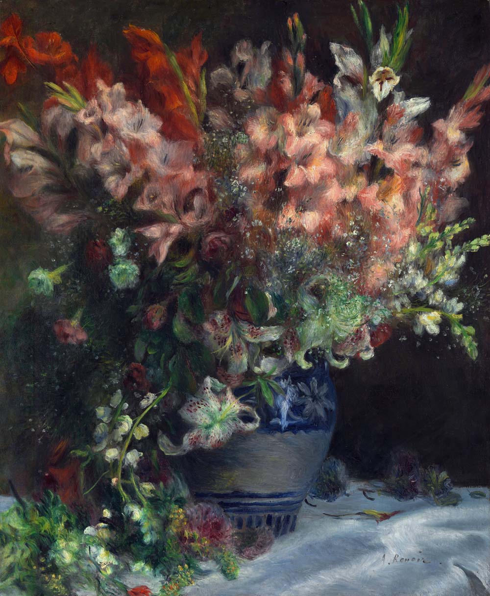 Gladioli in a Vase, 1874-75