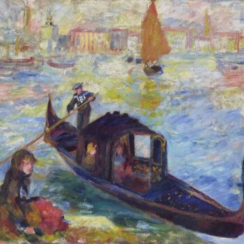 Gondola, Venice, 1881