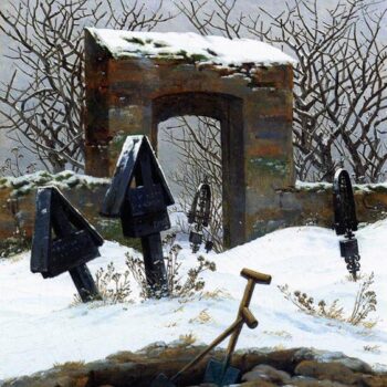 Graveyard under Snow (1826)