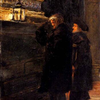 Greenwich Pensioners At The Tomb Of Nelson