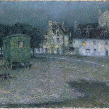 Gypsy Wagon in Moonlight, 1922