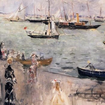 Harbor Scene, Isle Wight - 1875