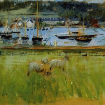 Harbor in the Port of Fecamp - 1874