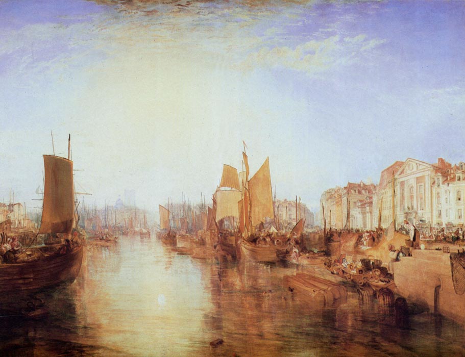 Harbour of Dieppe (Changement de Domicile), 1835