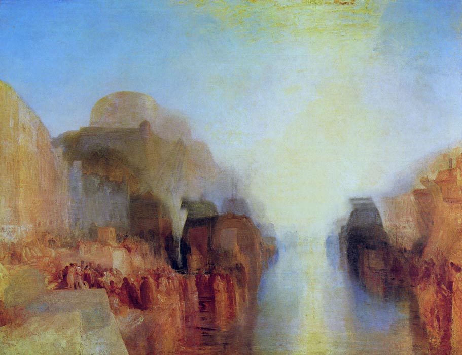 Harbour with Town and Fortress, 1830