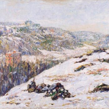 Harlem River, Winter, 1910