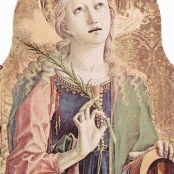 Hauptaltar des Domes von Ascoli, Hl. Katharina von Alexandrien