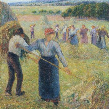 Haymaking at Eragny, 1891