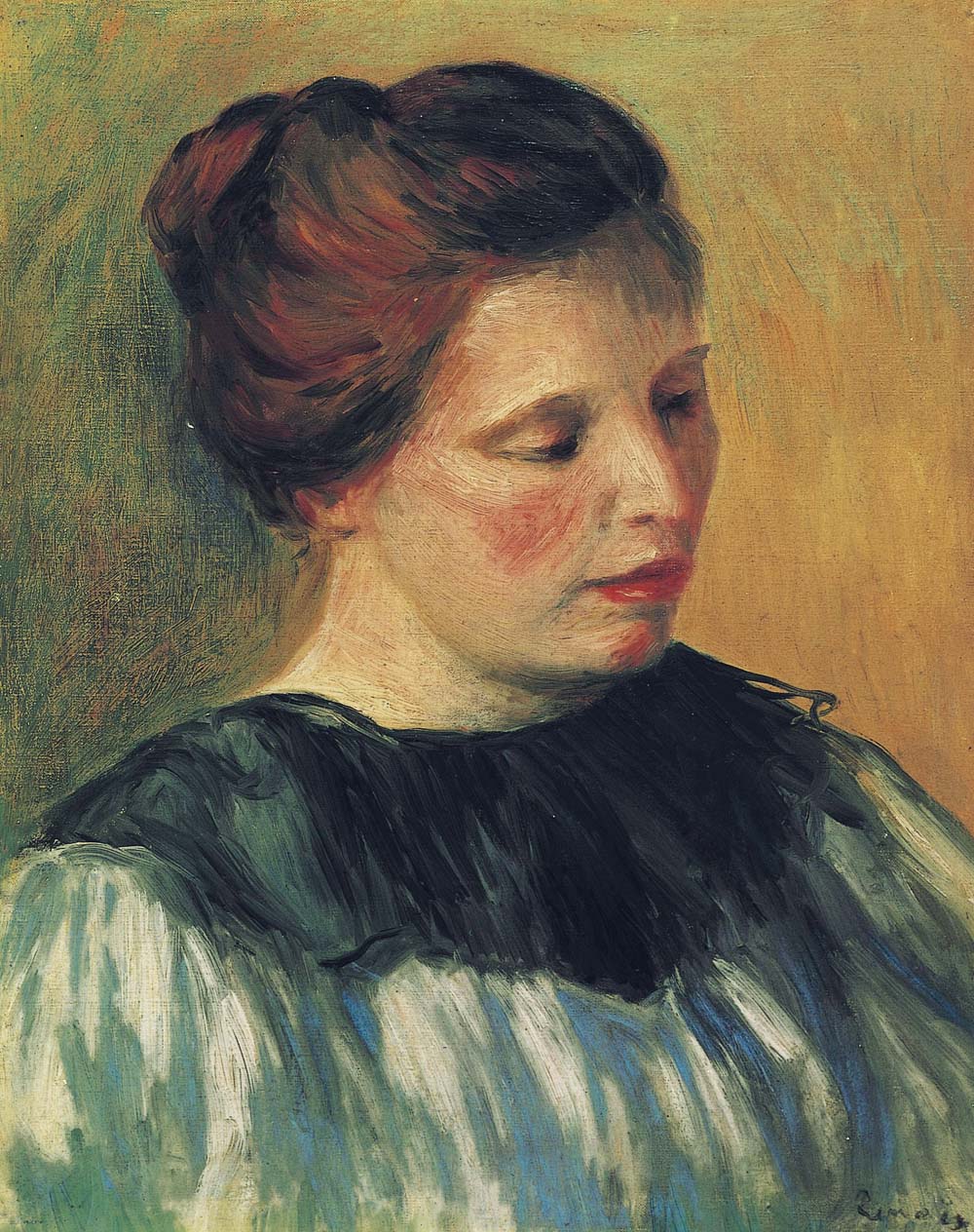 Head of a Woman (Woman with Chignon), 1895