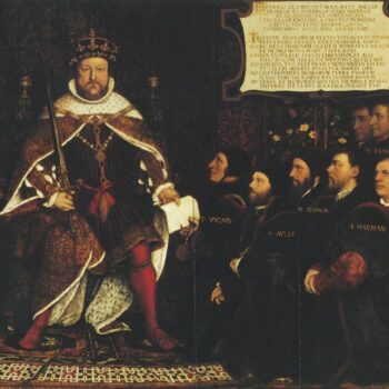 Henry VIII and the Barber Surgeons. ca1543