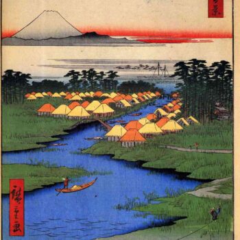 Hiroshige - Horie and Nekozane