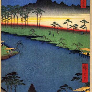 Hiroshige - Kumano Junisha Shrine