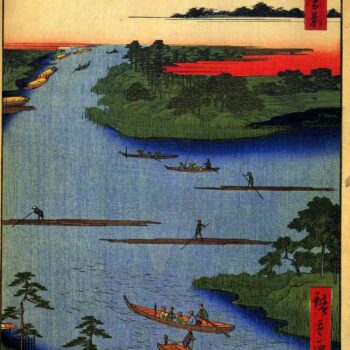 Hiroshige - Nakagawa River Mouth
