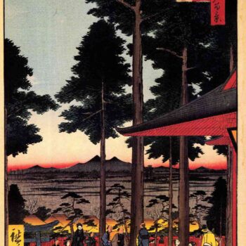 Hiroshige - Oji Inari Shrine