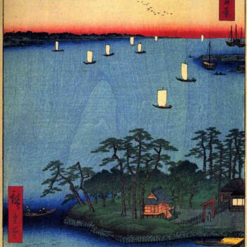 Hiroshige - Shinagawa Susaki