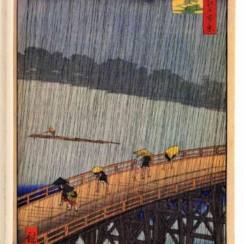 Hiroshige - Sudden Shower over Shin-Ohashi Bridge