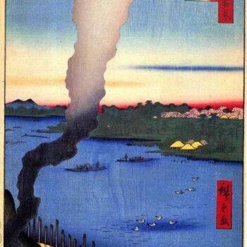 Hiroshige - Tile Kilns