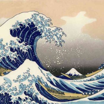 Hokusai - A big wave off Kanagawa
