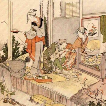 Hokusai - Close to mount Fuji