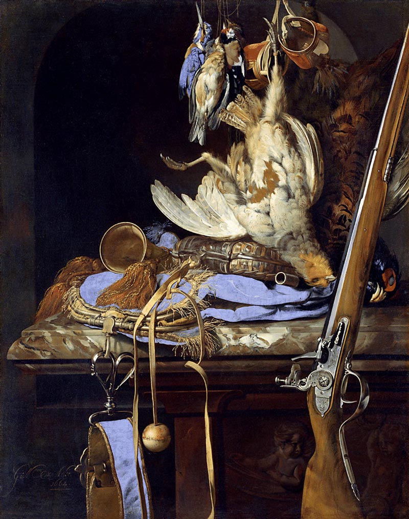 Hunting Still Life - 1664