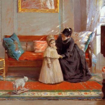 I am Going to See Grandma (aka Mrs. Chase and Child), 1889