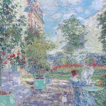 In a French Garden, 1907