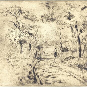 In the Fields at Ennery, 1875