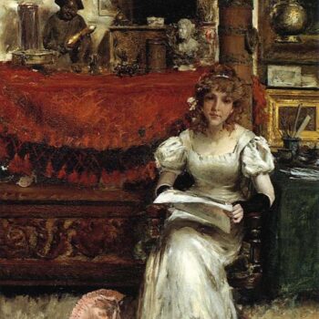 In the Studio, 1884