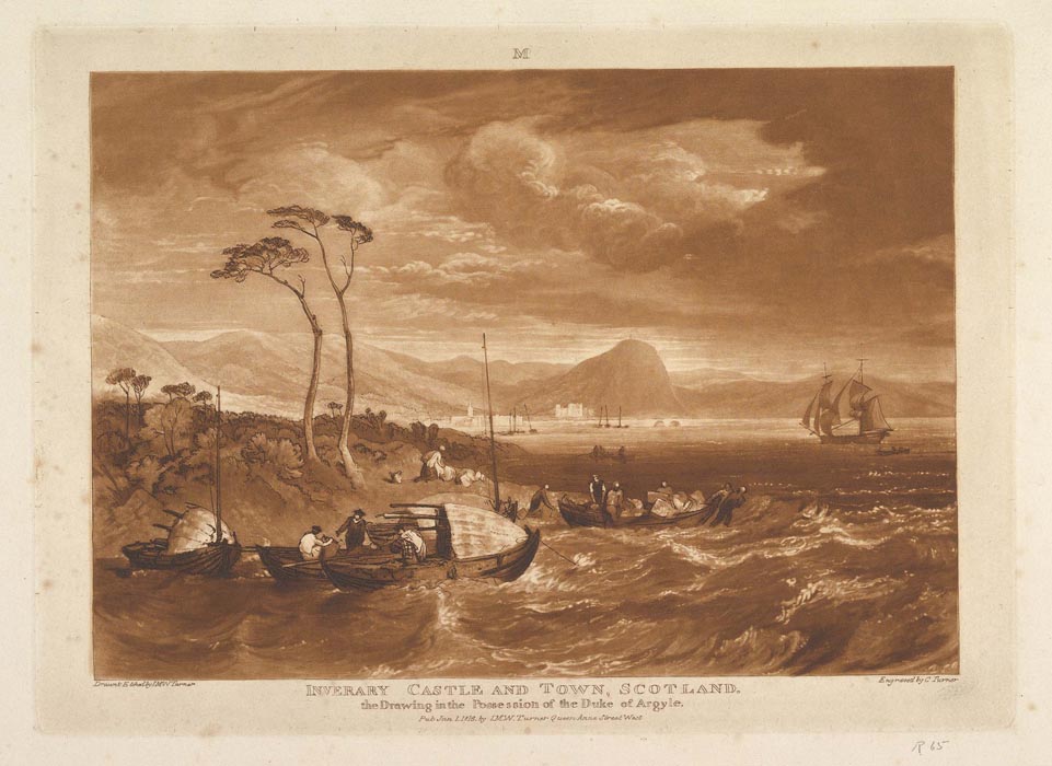 Inverary Castle and Town, Scotland, 1816