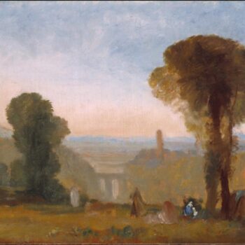 Italian Landscape with Bridge and Tower