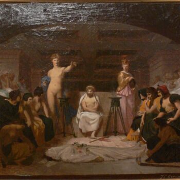 JL Gerome  Veillee funĚ¬bre