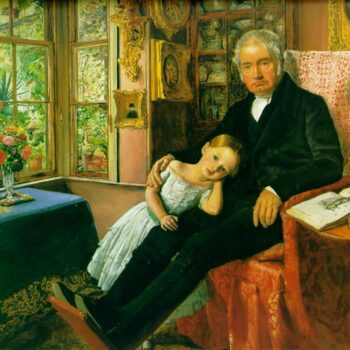 James Wyatt and His Granddaughter Mary, 1849