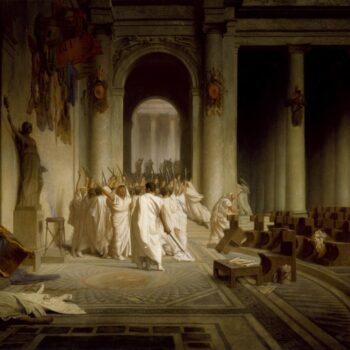JeanLeon Gerome  The Death of Caesar