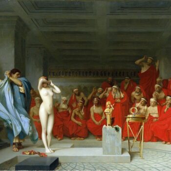 JeanLeon Gerome, Phryne revealed before the Areopagus (1861)  01