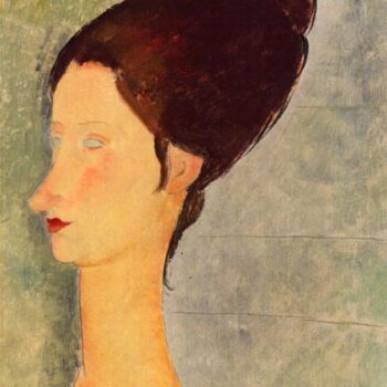 Jeanne Hebuterne - 1918 - Private collection - Painting - oil on canvas
