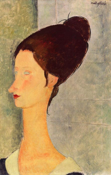 Jeanne Hebuterne - 1918 - Private collection - Painting - oil on canvas