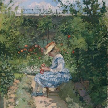 Jeanne in Garden, Pontoise, 1872