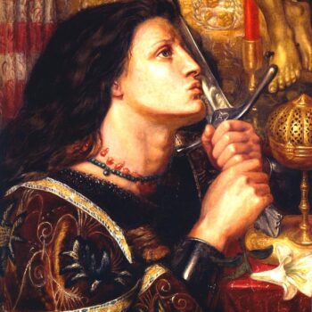 Joan of Arc Kisses the Sword of Liberation, 1863