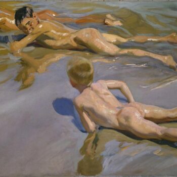 JoaquĚ_n Sorolla - Chicos en la playa
