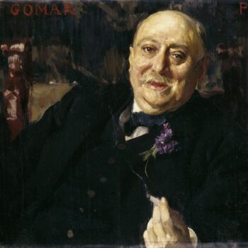 JoaquĚ_n Sorolla y Bastida - El pintor Antonio Gomar y Gomar